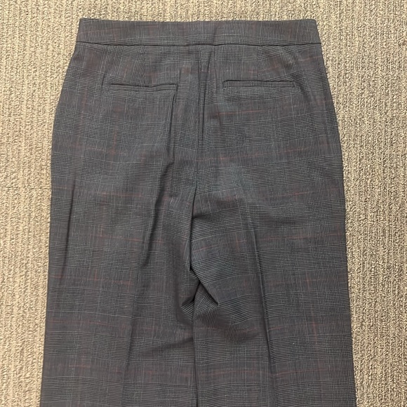 Trousers. Dark slate blue and black Glenn plaid - Picture 6 of 8